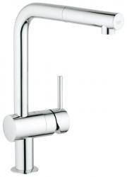 Смеситель Grohe Minta 32168000 для кухни однорычажный с выдвижным изливом