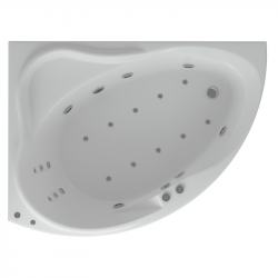 Ванна АКВАТЕК Альтаир 160х120 НМ (пневматика) левая