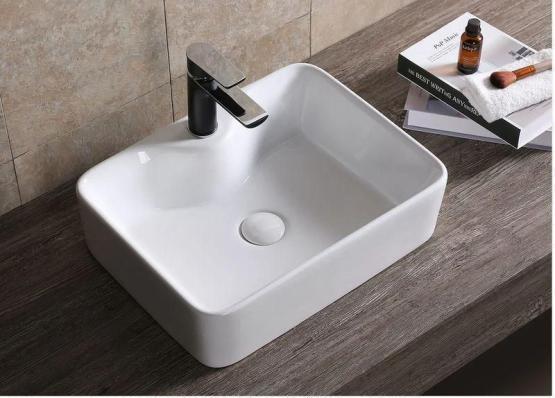 Раковина Cerutti SPA CR7051 накладная, белая, прямоугольная 480х370х130