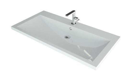 Раковина Madera Alice 100 литьевой мрамор