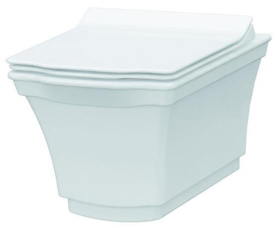 Унитаз подвесной безободковый Boheme Hermitage 951 белый (без крышки)