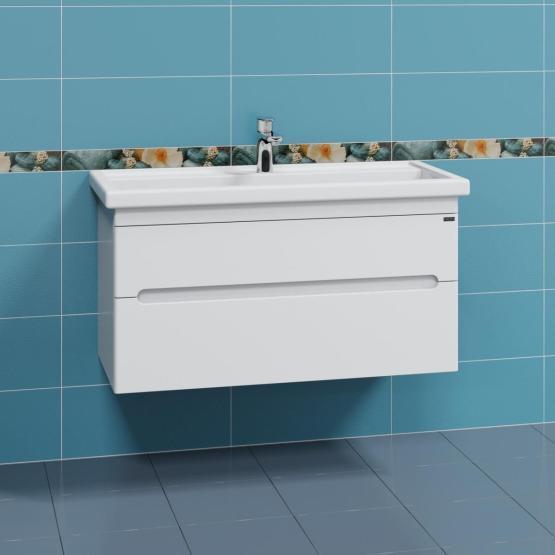 Тумба под раковину СаНта Лондон-100  2 ящ, подвес. (ум. Фостер 100)