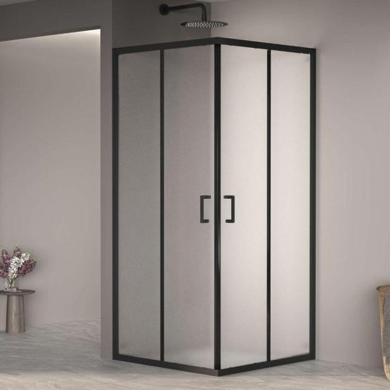 Душевой уголок RGW PA-030B Passage 100x100 Черный матовый матовое