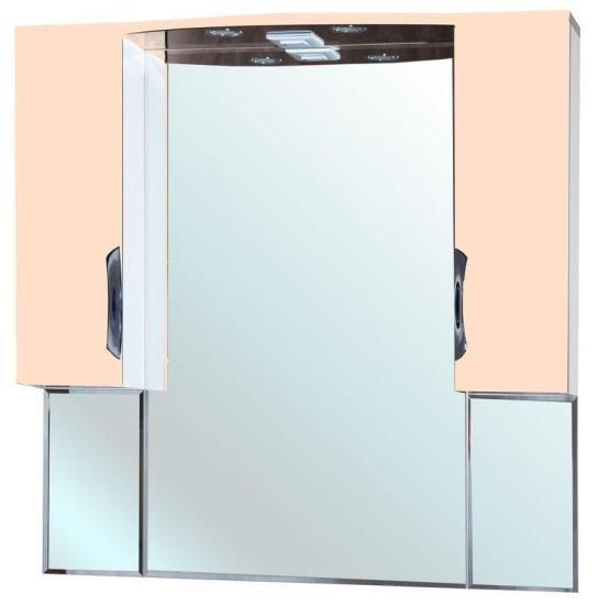 Зеркало-шкаф Bellezza Лагуна 105 с подсветкой бежевый