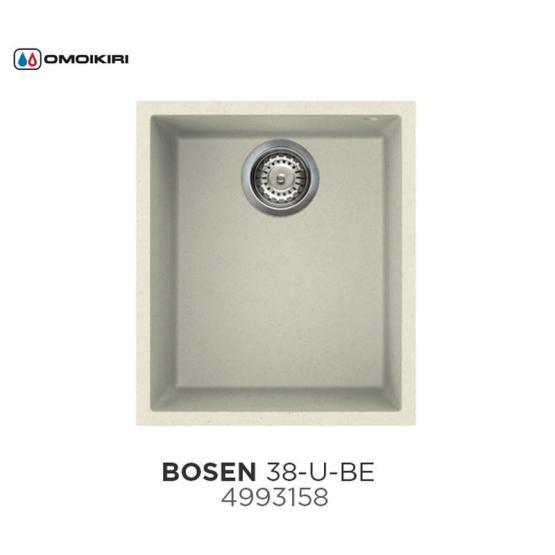 Кухонная мойка Omoikiri Bosen 38-U-BE 4993158, 380х440, ваниль