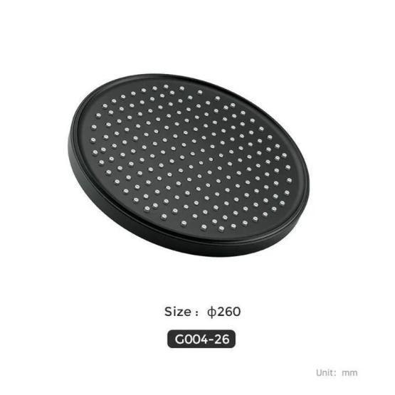 Тропический душ Gappo G004-26 цвет- черный ?260mm