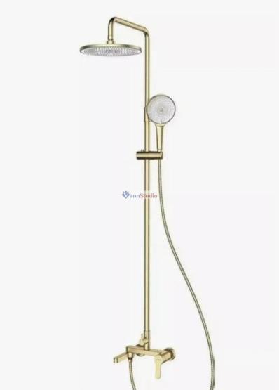 Душевая система Gappo G2499-33 сатин золотой с изливом