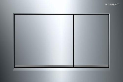 115.080.KH.1 Geberit Omega 30 Кнопка смывная для инсталляции, цвет глянцевый хром/матовый хром/глянцевый хром
