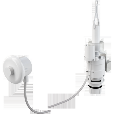 Кнопка смыва на расстоянии AlcaPlast ручное управление, белая, монтаж: в стену