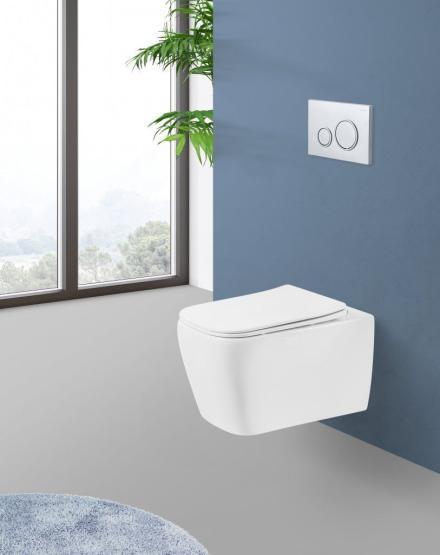 Унитаз Belbagno VENETO BB132CHR подвесной безободковый