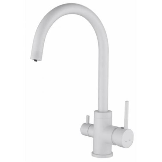 Смеситель для кухни KAISER Merkur (26744-4) белый