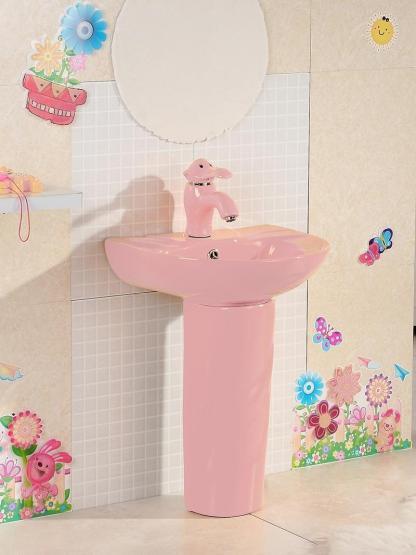Раковина Детская Gid Nb192-PK напольная 43 Розовый
