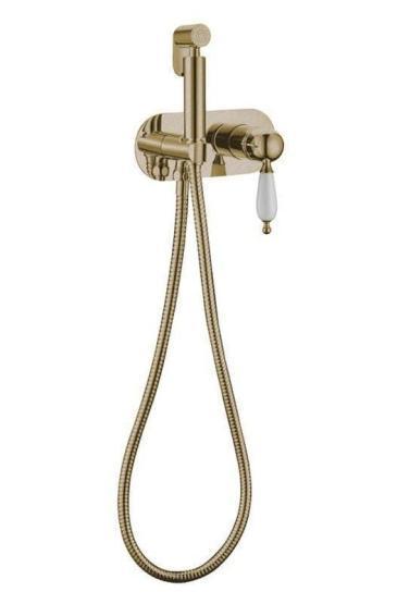 Гигиеническая лейка со смесителем Boheme Medici 424 бронза