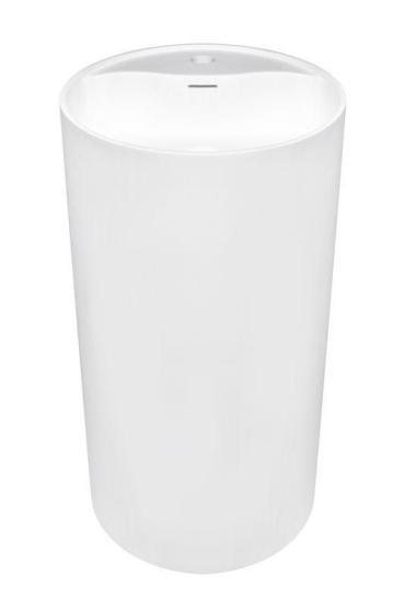 Раковина NT BAGNO NT407 RIMINI 455x455 искусственный камень белый матовый