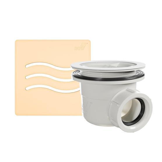 Сифон для душевых поддонов RGW S-010-1 Волна бежевый 90 мм  502411101-03