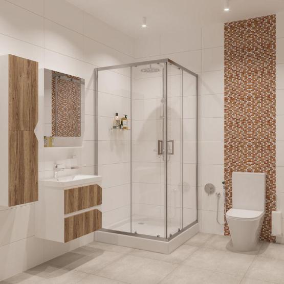 Душевой уголок Niagara Nova NG-6609-08 (100*100*190) квадрат, двери раздвижные