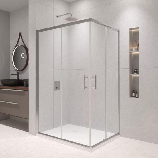 Душевой уголок RGW PA-146 Passage 100x80 Хром прозрачное