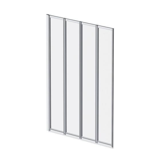 Душевая шторка на ванну AM.PM Like W80BS-100-140CT хром, прозрачное 100 см