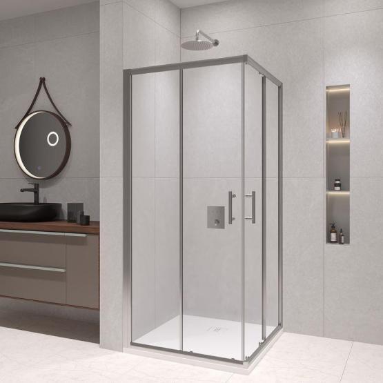 Душевой уголок RGW PA-31 Passage 80x80 Хром прозрачное