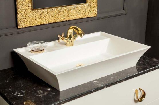 Накладная раковина Boheme Neoart 811-M прямоугольная белая матовая 67х45