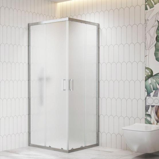 Душевой уголок RGW Classic CL-36 90x90 Черный матовый шиншилла