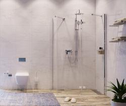 Душевой уголок WasserKraft Aller 10H10RBLACK MATT 120x100 см , прямоугольник, правая распашная дверь