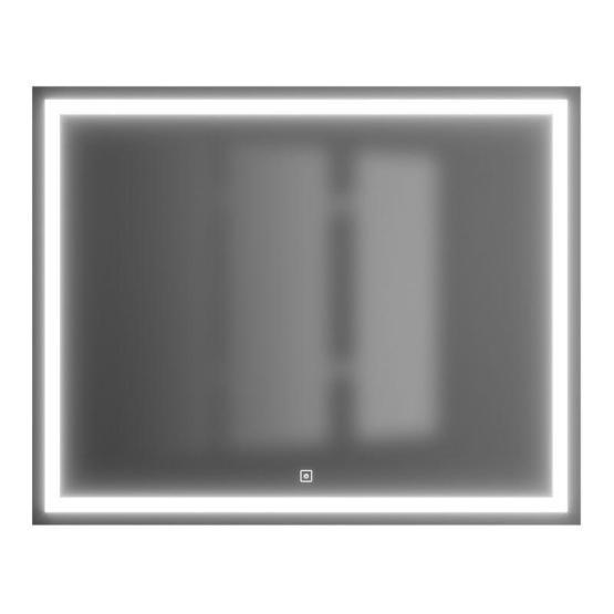 Зеркало для ванной Uperwood Tanos 100 x 80 см, с led-подстветкой и подогревом