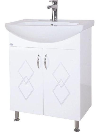 Тумба под раковину Bellezza Элеганс 55 напольная белая