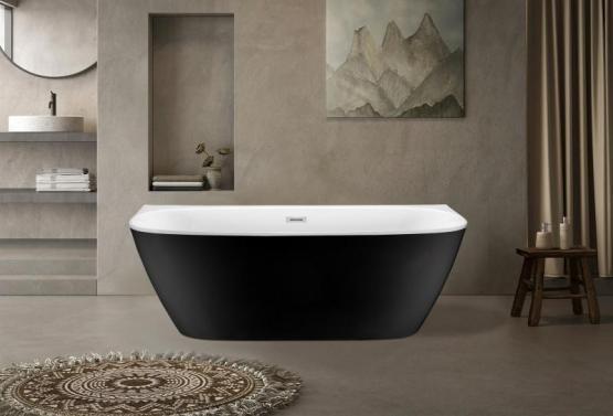 Ванна Esbano San Marino black 170x80x58 отдельностоящая черный цвет