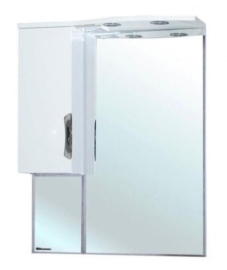 Зеркало-шкаф Bellezza Лагуна 65 L с подсветкой белый