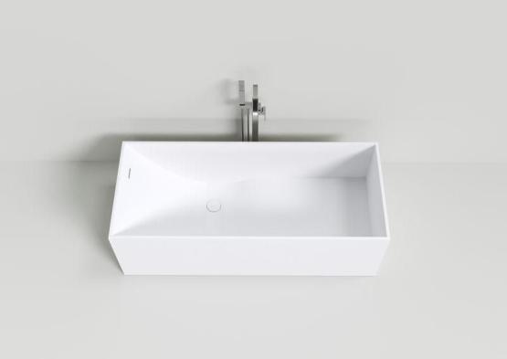 Ванна NT BAGNO NT205 TRIESTE 1700x720 искусственный камень белый матовый