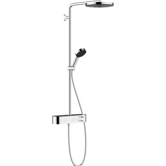 Душевая система Hansgrohe 24220000 Pulsify S для душа, термостат D260/105 мм, 1/3 режима хром