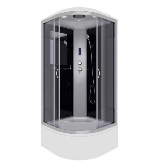 Душевая кабина Niagara NG-2507-14P 800х800х2150 высокий поддон 40см стекло тонированное