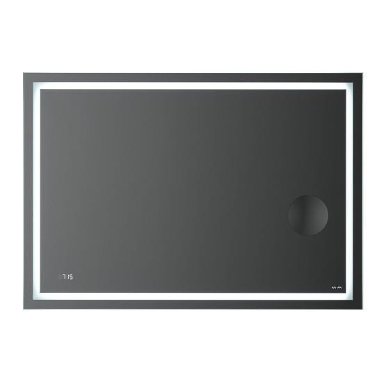 Зеркало AM.PM GEM 100 см Led-подсветка, часами и косметическим зеркалом, M91AMOX1003WG