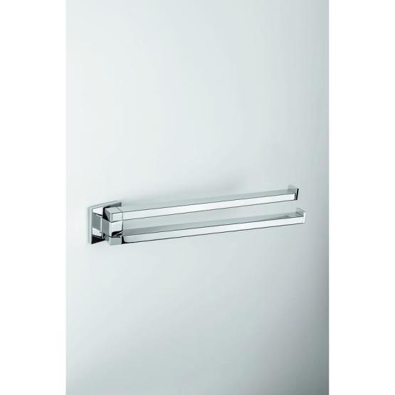 Полотенцедержатель Colombo Basic Q B3712 33.4см двойной поворотный, хром