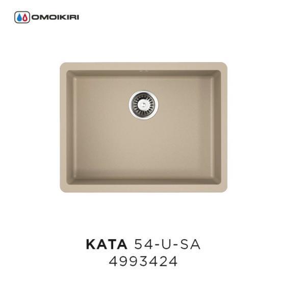 Кухонная мойка Omoikiri Kata 54-U-SA 4993424, 540х420, бежевый