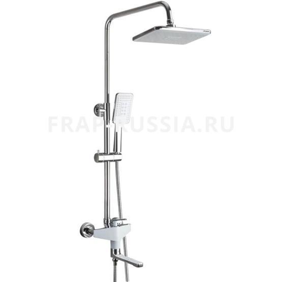 Душевая система Frap H58 F2458 для ванны,цвет белый хром
