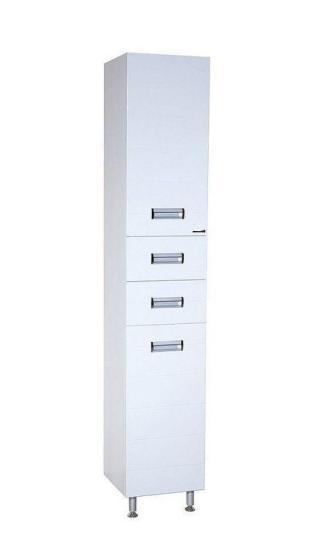 Пенал-35 Bellezza Сиена с 2 ящ. без б/к белый