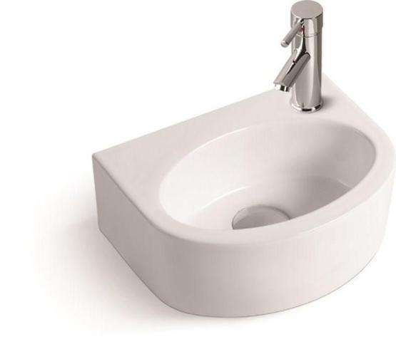 Раковина SantiLine SL-2019 31,5x24 подвесная керамическая Белый