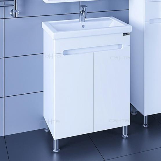 Тумба под раковину СаНта Лондон 60 224015, напольная (2 ящ.)