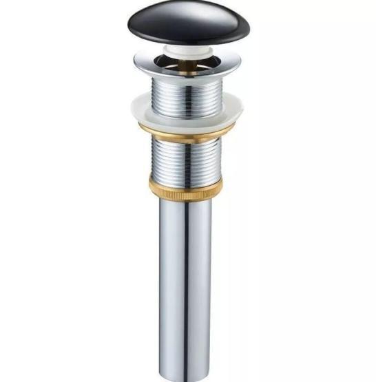 Керамический донный клапан Gid Bl100 без перелива черный глянцевый