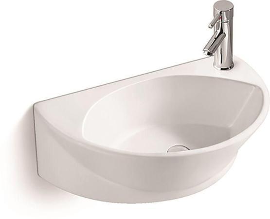 Раковина SantiLine SL-2016 40,5x27,5 подвесная керамическая Белый