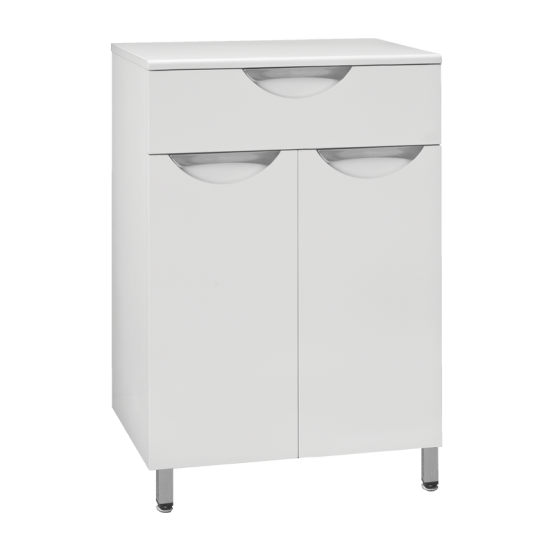 Комод для ванной Style Line Elfante Жасмин 60 (1 ящик) напольный с дверками