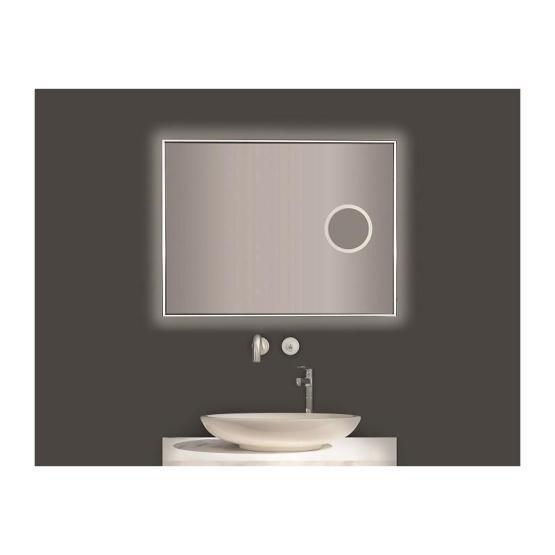 Зеркало ESBANO ES-3803KDF Антизапотевание LED подсветка 100х80х5