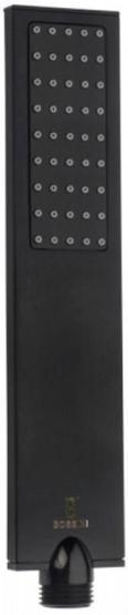 Душевая лейка Bossini Flat One B00270.073 черный матовый