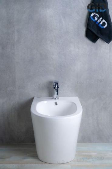 Биде Gid BDN-30 53 см напольное белый