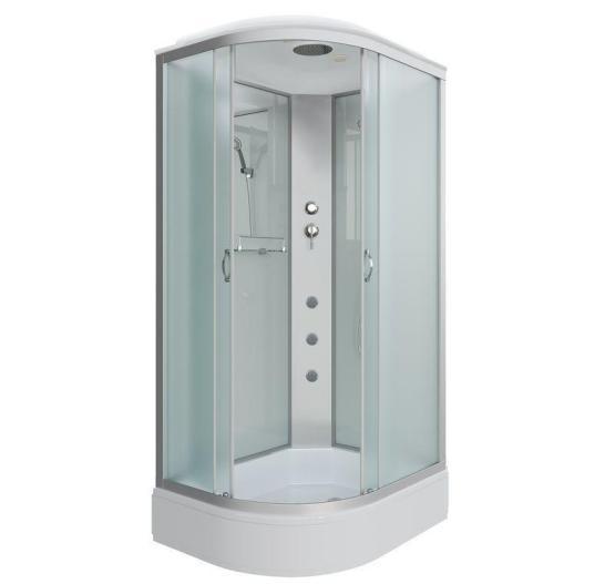 Душевая кабина Niagara NG-33974-14RG 900х700х2150 средний поддон  26см стекло матовое