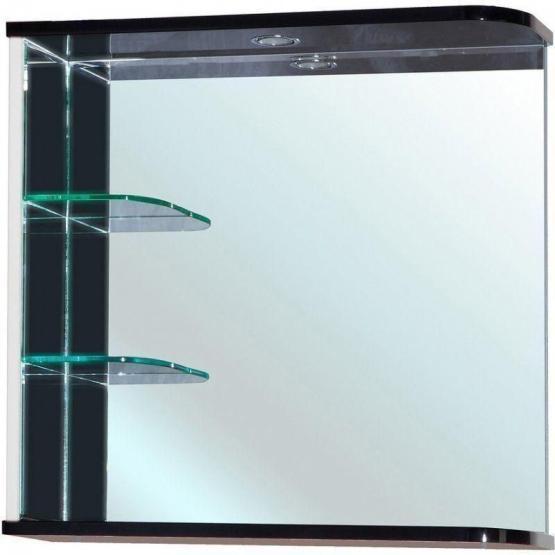 Зеркало Bellezza Рио 70 L с ИК выкл. с подсветкой красное/черное