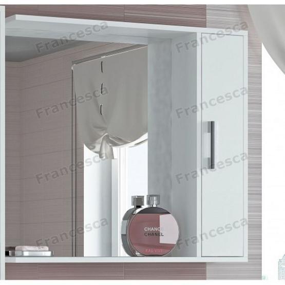 Зеркальный шкаф Francesca Eco 80 белый