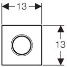 Система управления смывом для писсуаров Geberit Sigma01 116.011.46.5
